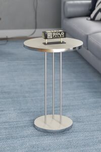 MD Gümüş Terra Sehpa Seti Krem 4'lü