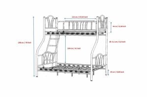 İmaj Ranza 90x200 + 140x200 ARM058 Siyah