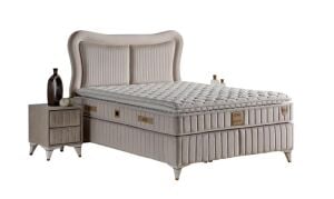 Elegance 140x190 Çift Kişilik Yatak, Baza, Başlık Seti MYB1304A