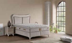 Elegance 140x190 Çift Kişilik Yatak, Baza, Başlık Seti MYB1304A