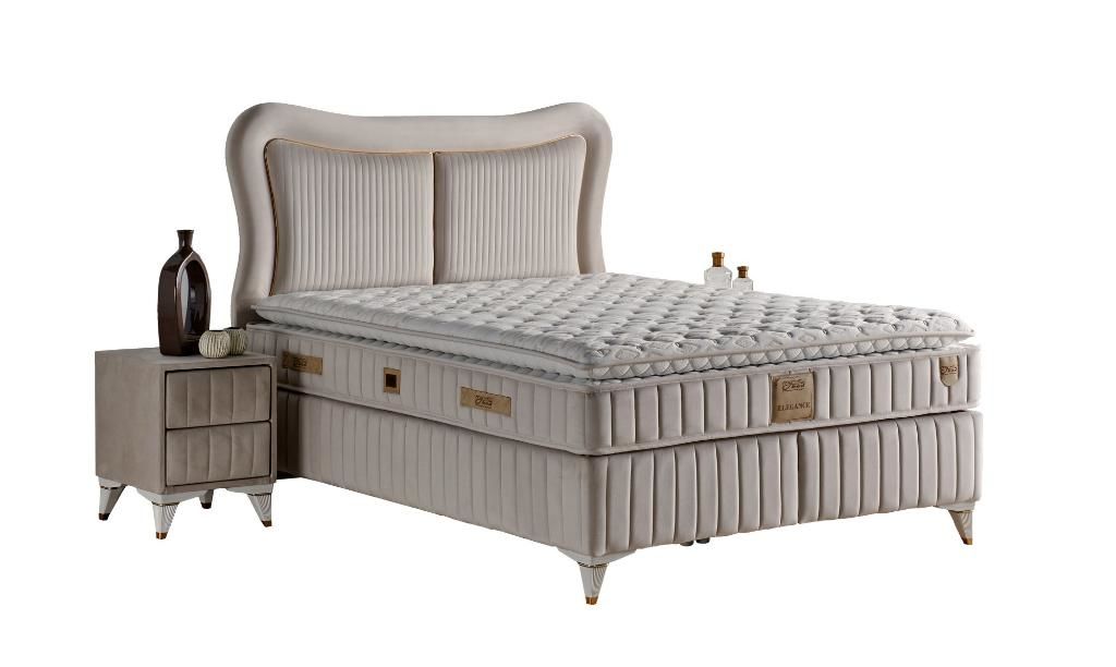 Elegance 160x200 Çift Kişilik Yatak, Baza, Başlık Seti MYB1304A