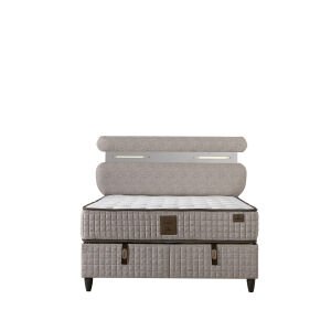 Lucca 140x190 Çift Kişilik Yatak, Baza, Başlık Seti EY3005