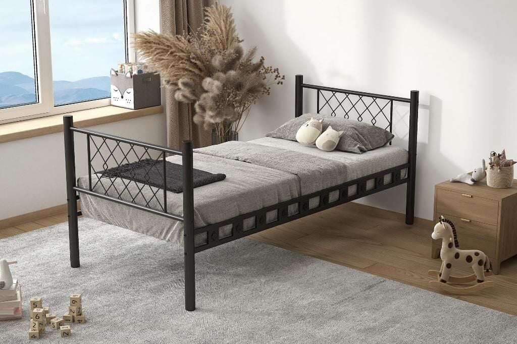 Metis Metal Karyola 90x190 ARM164 Siyah