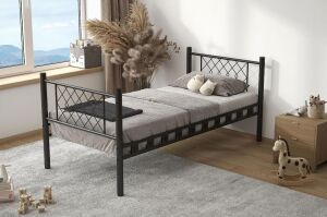 Metis Metal Karyola 90x190 ARM164 Siyah