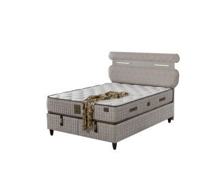 Lucca 180x200 Çift Kişilik Yatak, Baza, Başlık Seti EY3005