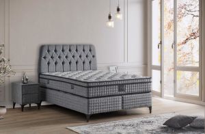 Elia 120x200 Tek Kişilik Yatak, Baza, Başlık Seti MYB1305A
