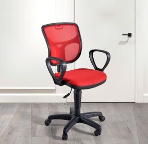 Fileli Bilgisayar Koltuğu Kırmızı TN0728