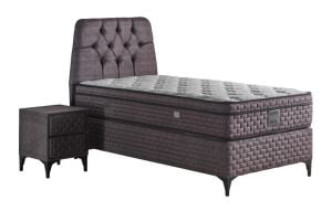 Elia 90x190 Tek Kişilik Yatak, Baza, Başlık Seti MYB1305B