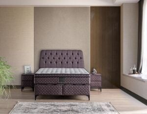 Elia 90x190 Tek Kişilik Yatak, Baza, Başlık Seti MYB1305B