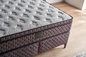 Elia 90x190 Tek Kişilik Yatak, Baza, Başlık Seti MYB1305B