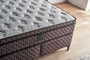 Elia 100x200 Tek Kişilik Yatak, Baza, Başlık Seti MYB1305B