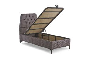 Elia 120x200 Tek Kişilik Yatak, Baza, Başlık Seti MYB1305B