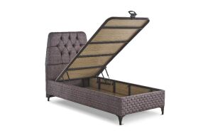 Elia 120x200 Tek Kişilik Yatak, Baza, Başlık Seti MYB1305B