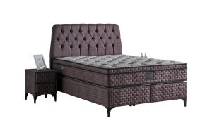 Elia 140x190 Çift Kişilik Yatak, Baza, Başlık Seti MYB1305B