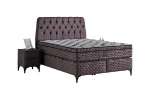 Elia 150x200 Çift Kişilik Yatak, Baza, Başlık Seti MYB1305B