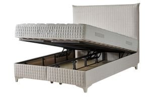 Comfort Krem 160x200 Çift Kişilik Baza, Başlık Seti CB3415
