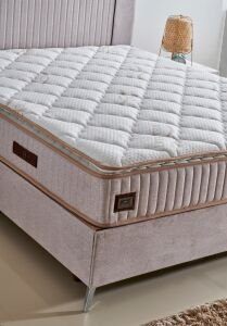 Lucca Sandıklı 90x190 Tek Kişilik Yatak, Baza, Başlık Seti CP1040
