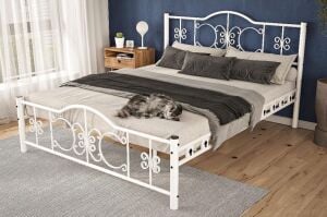 Pero Metal Karyola 140x190 ARM111 Beyaz