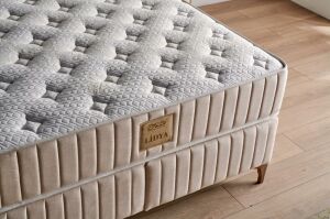 Lidya 120x200 Tek Kişilik Yatak, Baza, Başlık Seti MYB1307A