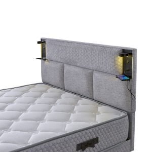 Parma 90x200 Tek Kişilik Yatak, Baza, Başlık Seti EY3008