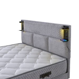 Parma 140x200 Çift Kişilik Yatak, Baza, Başlık Seti EY3008