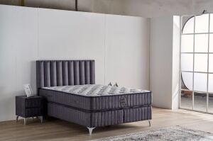 Lidya 120x200 Tek Kişilik Yatak, Baza, Başlık Seti MYB1307B