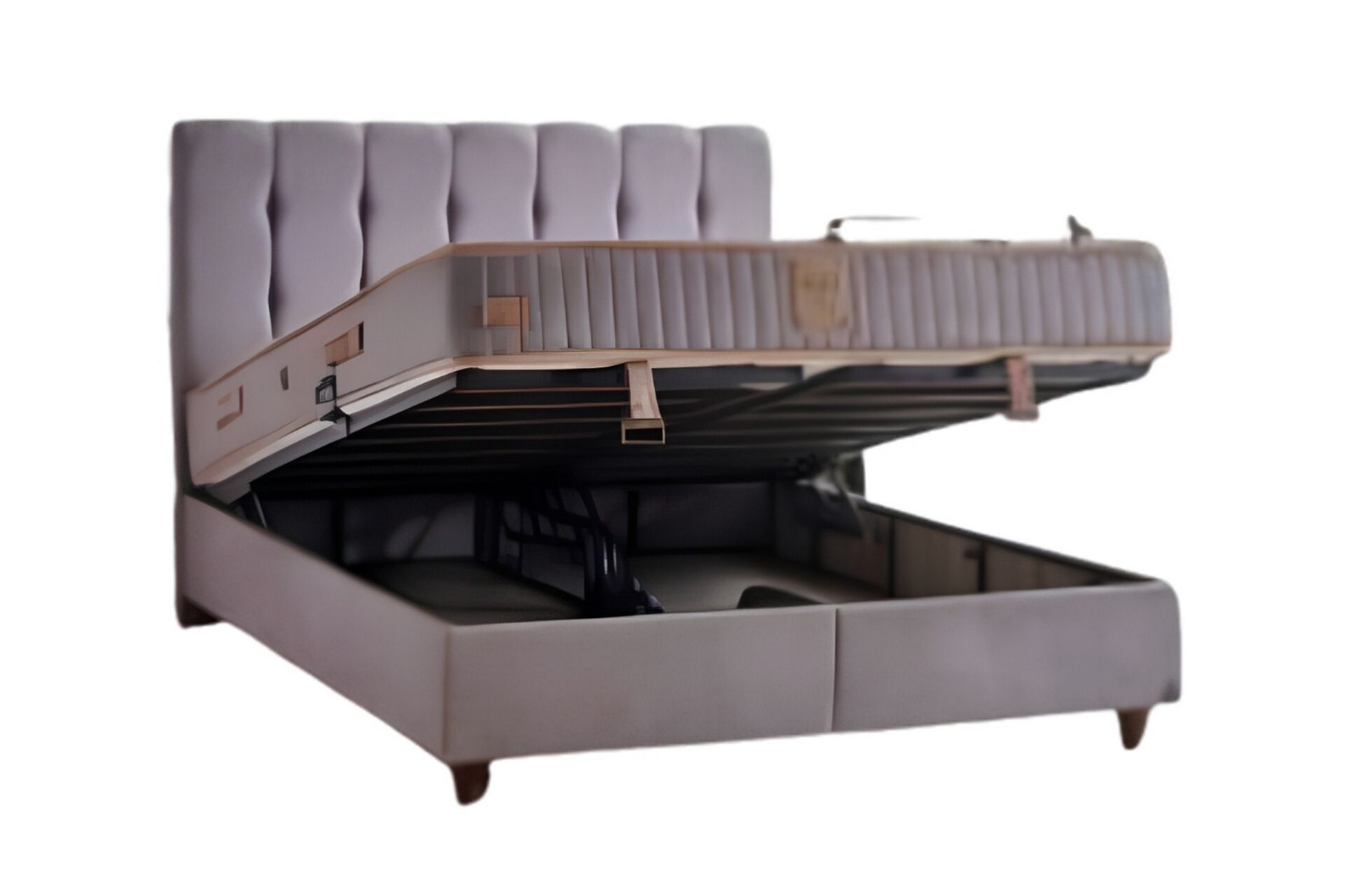 Inci Plus 140x200 Double Mattress, Divan Base, Headboard Set CP1041