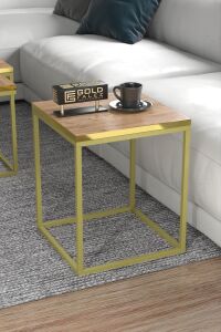 MD Gold 5'li Sehpa Seti Ceviz