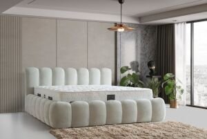Best Sandıksız 140x200 Çift Kişilik Yatak, Baza, Başlık Seti CP1001
