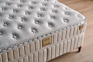 Star 160x200 Çift Kişilik Yatak, Baza, Başlık Seti MYB1308A
