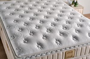 Star 160x200 Çift Kişilik Yatak, Baza, Başlık Seti MYB1308A