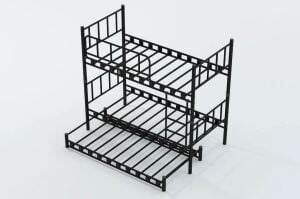 Yavrulu Zambak Ranza 90x190 ARM037 Siyah