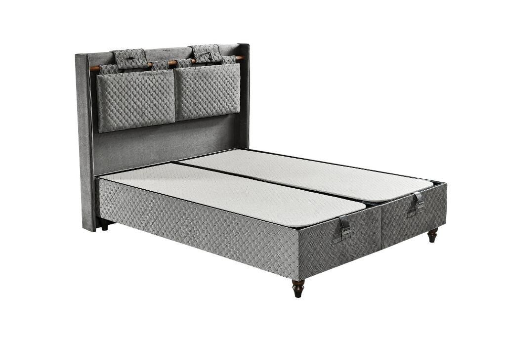 Sleepy 140X200 Double Divan Base and Headboard Set EY2403