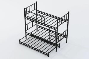 Yavrulu Zambak Ranza 90x200 ARM038 Siyah