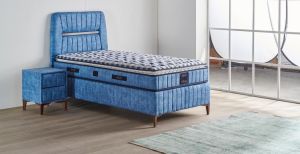 Star 120x200 Tek Kişilik Yatak, Baza, Başlık Seti MYB1308B