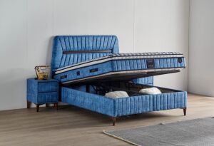 Star 140x190 Çift Kişilik Yatak, Baza, Başlık Seti MYB1308B