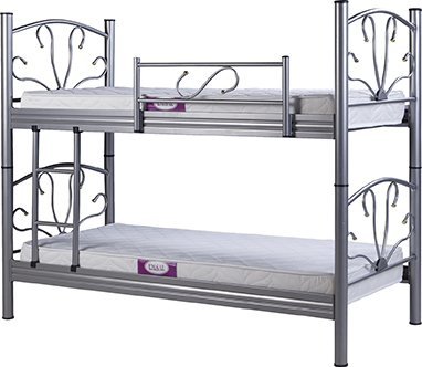 MD S320 Profile Bunk Bed 90x190 cm (Grey)