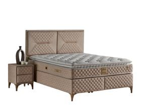 Petra 150x200 Çift Kişilik Yatak, Baza, Başlık Seti MYB1309A