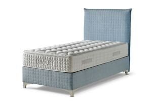 Comfort Mavi 90x190 Tek Kişilik Baza, Başlık Seti CB3415
