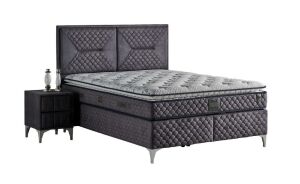Petra 140x190 Çift Kişilik Yatak, Baza, Başlık Seti MYB1309B