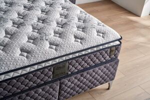 Petra 140x190 Çift Kişilik Yatak, Baza, Başlık Seti MYB1309B