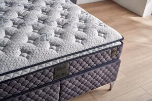 Petra 150x200 Çift Kişilik Yatak, Baza, Başlık Seti MYB1309B