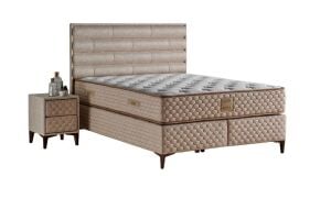 Riva 140x190 Çift Kişilik Yatak, Baza, Başlık Seti MYB1310A