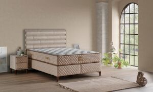 Riva 140x190 Çift Kişilik Yatak, Baza, Başlık Seti MYB1310A