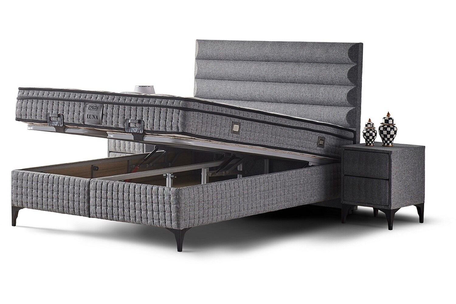 Luna 90x190 Tek Kişilik Baza