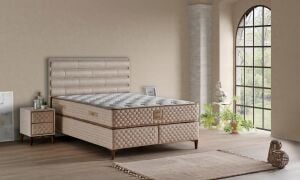 Riva 150x200 Çift Kişilik Yatak, Baza, Başlık Seti MYB1310A