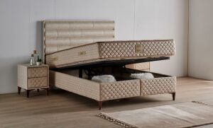 Riva 160x200 Çift Kişilik Yatak, Baza, Başlık Seti MYB1310A