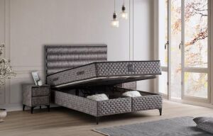 Riva 120x200 Tek Kişilik Yatak, Baza, Başlık Seti MYB1310B