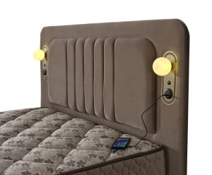 Zer 100x200 Tek Kişilik Yatak, Baza, Başlık Seti EY3003