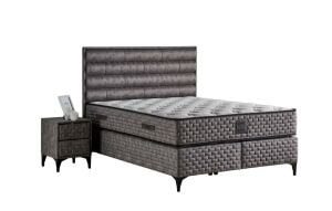Riva 140x190 Çift Kişilik Yatak, Baza, Başlık Seti MYB1310B